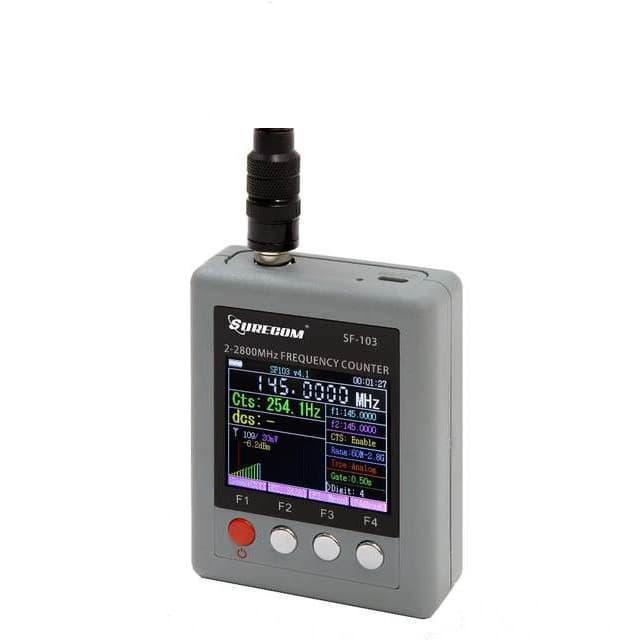 SURECOM SF-103 FREQUENCY COUNTER 2800M POWER METER SWR FREKUENSI SF103