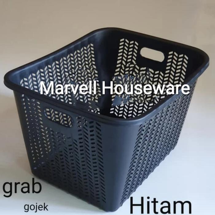 Keranjang Baju/Pakaian/Keranjang Besar Plastik/Keranjang Laundry