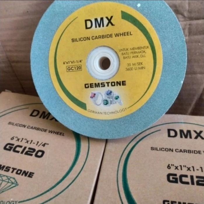 Batu Gerinda Hijau 6" 6 Inch Asah Batu Akik Dan Asah Pisau 100% Ori