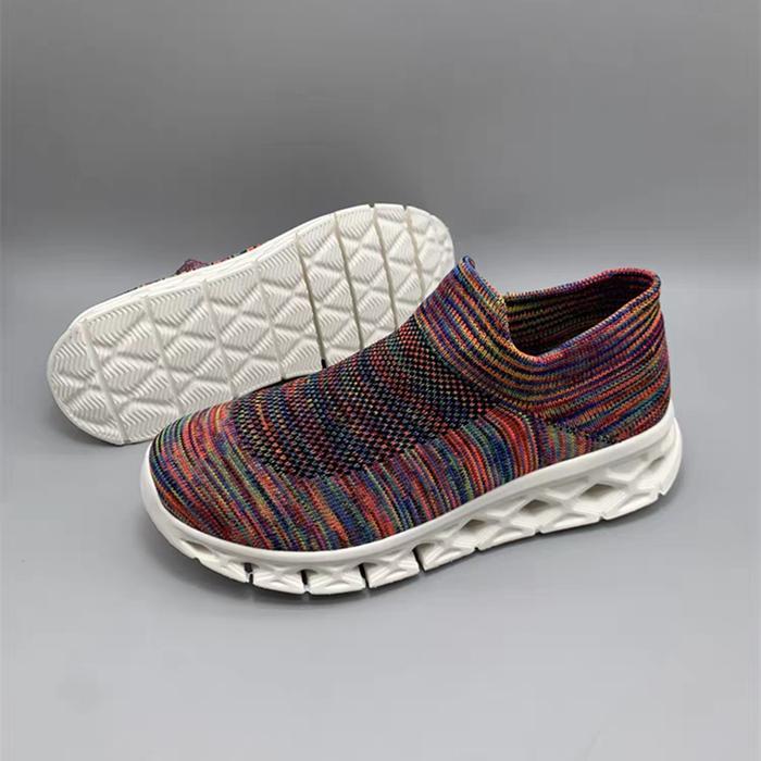 Prelesty Sepatu Hiking Pria Casual Slip On Tanpa Tali Gunung Outdoor Tracking Cowok Sepatu Mendaki