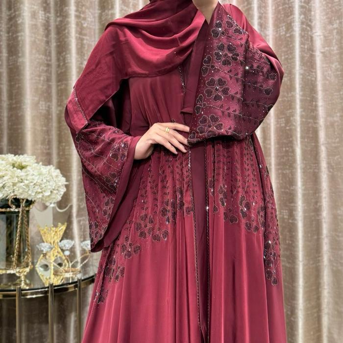Abaya Zehra Klok 3 Variasi Warna