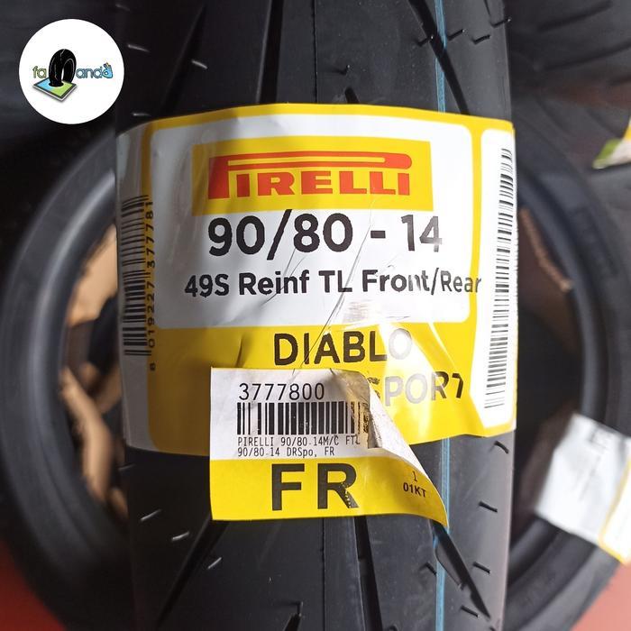 Ban Motor Pirelli Diablo Rosso Sport 90/80R14