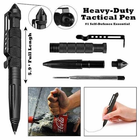 (PRODUK BARU) LAIX Baton Stick Mini Model Pulpen Pena Self Defense Stainless Steel Bisa COD Murah La