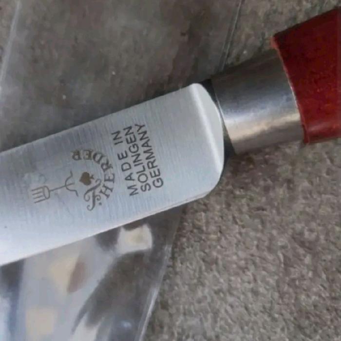 Pisau Cap Garpu F. Herder 8" Original 100% Made in Solingen Germany