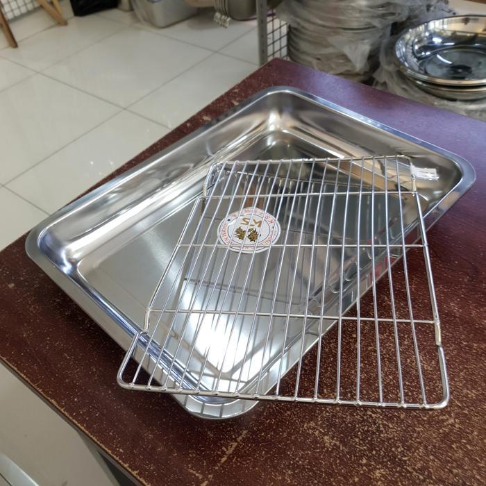 COOLING RACK STAINLESS STEEL 40 X 30 / TATAKAN PENDINGIN KUE STAINLESS