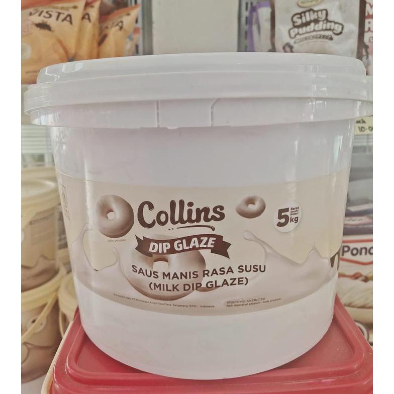 COLLINS DIP GLAZE MILK 5 KG