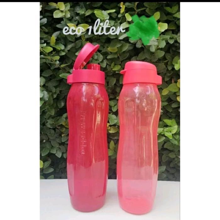 Tupperware Eco Bottle 1L Slim Fashion Ecer 1pcs Botol Minum