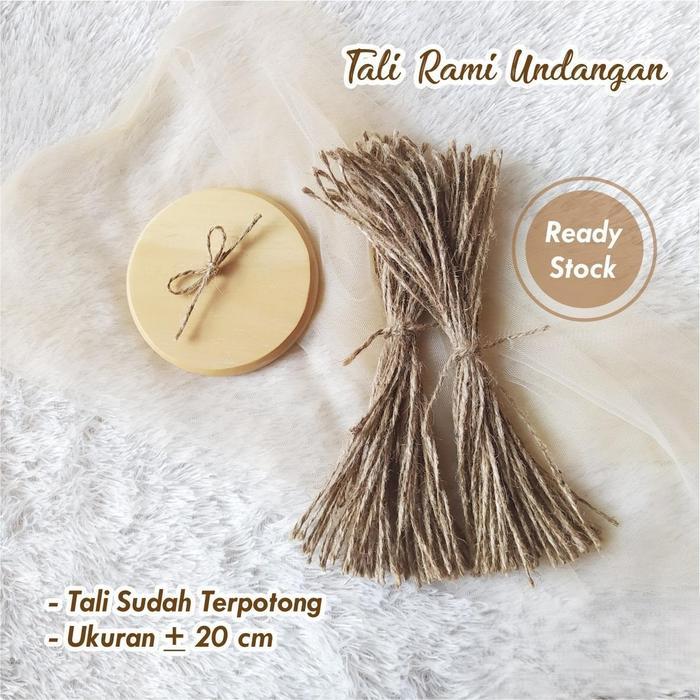 TALI RAMI UNDANGAN RUSTIC AESTHETIC READY STOK