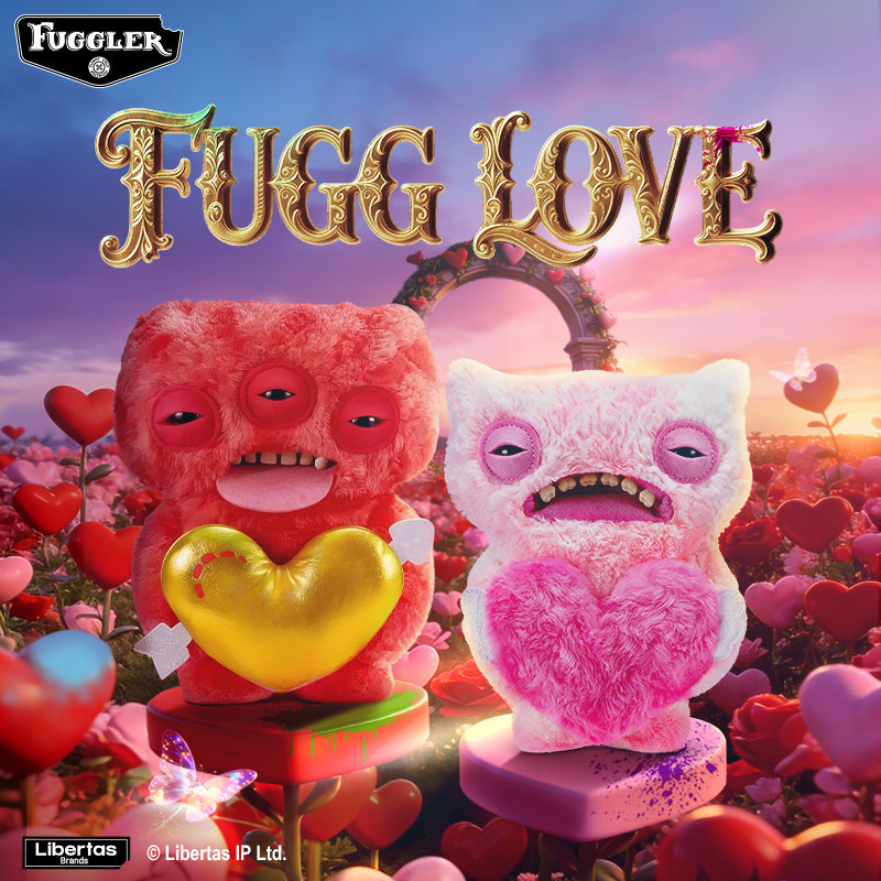 Fuggler Original Furry Plush Toy Valentine's Day Love Limited Edition Funny Ugly Monster Stuffed