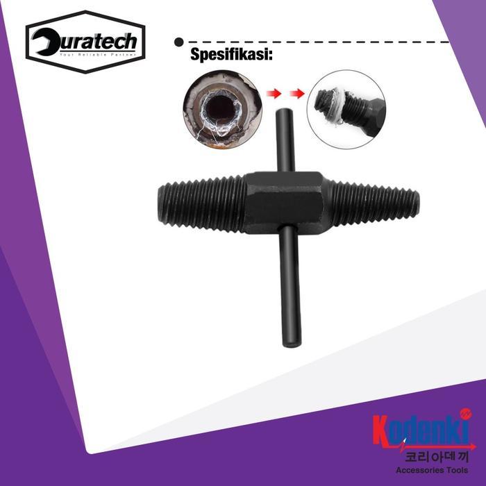 "New" Kodenki Tap Balik Screw Extractor 1/2" 3/4" Tap Baut Patah Screw Extractor Pembuka Baut Patah