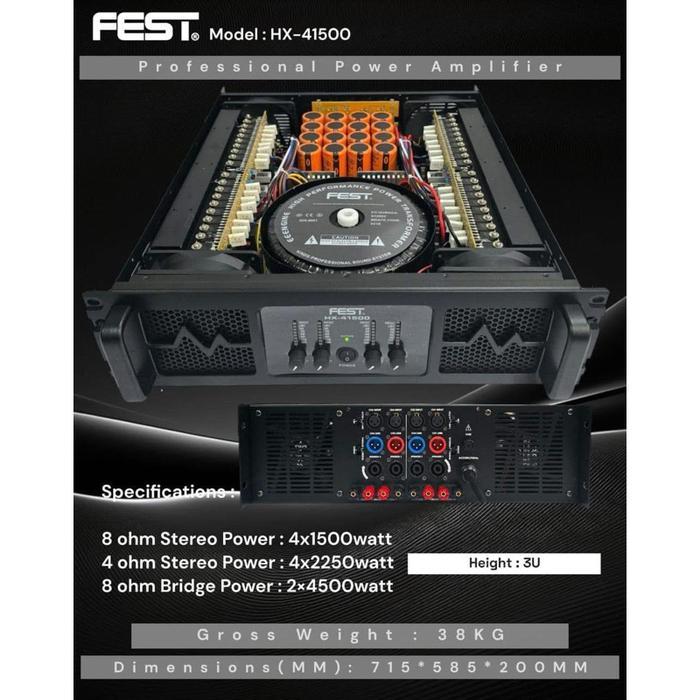 Power amplifier fest hx41500 hx-41500 original
