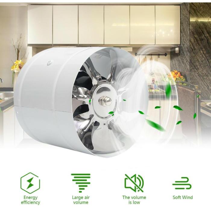4INCH / 6INCH INLINE DUCT EXHAUST FAN BOOSTER EXHAUST BLOWER
