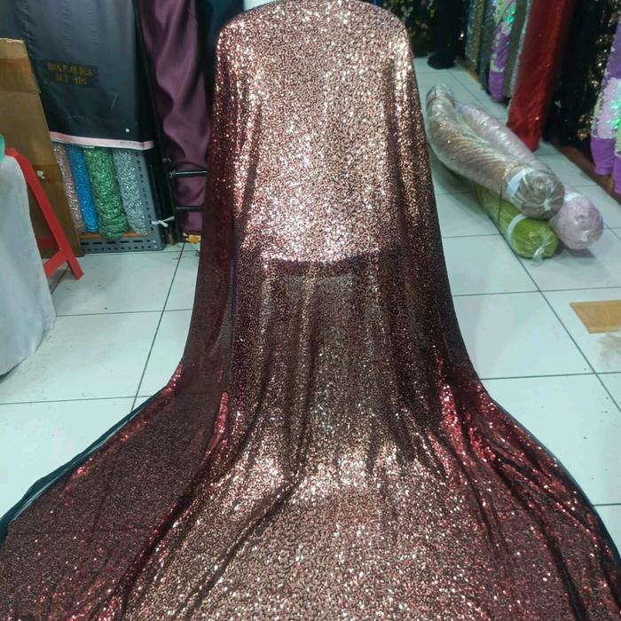 BAHAN KAIN TILE SQUIN SERIBU PAYET GRADASI