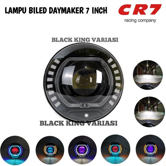 Lampu Biled 7 Inch Lampu LED Projector Biled 7 inch Lampu LED Projie Daymaker Lampu Depan Biled