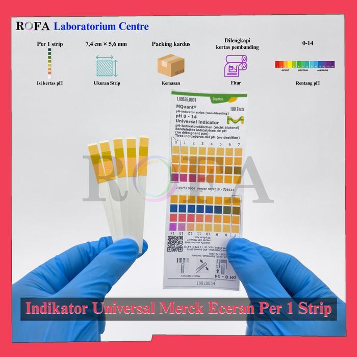 "New" Indikator Universal / Universal Indicator / Kertas pH / pH Paper / Lakmus Universal / pH