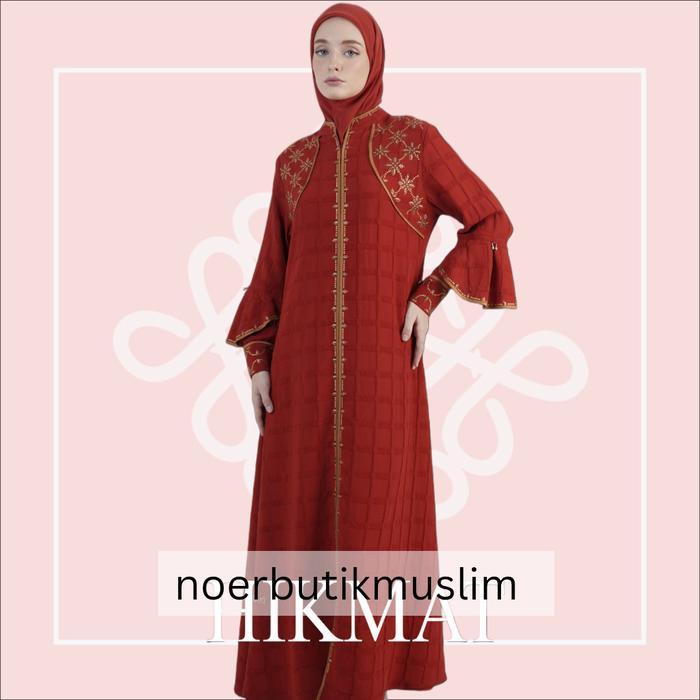 Hikmat Fashion Original A6620 Abaya Hikmat noerbutikmuslim
