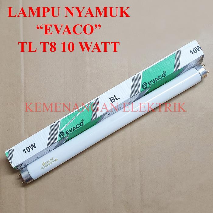 REFILL LAMPU NYAMUK UV / INSECT KILLER EVACO TL T8 10W 10WATT 10 WATT