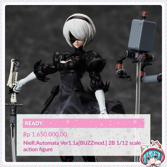 BUZZMOD. ACTION FIGURE 1/12 2B - NIER: AUTOMATA