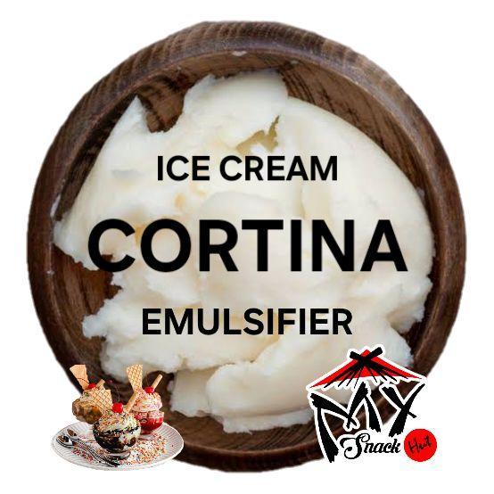 CORTINA 250GR ICE CREAM EMULSIFIER PENGEMBANG ES KRIM SUSU LEMAK MENGEMBANG HALUS LEMBUT STABIL