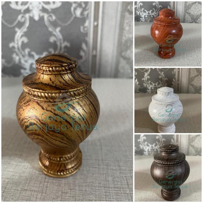 Endcup Rel Urat Kayu Mewah/Tutup Tiang Gorden/Penutup Tiang Gorden