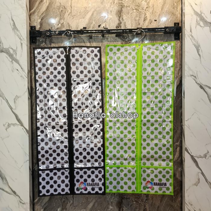 "New" HANAFIA RAK JILBAB JUMBO MOTIF BUNGA / TEMPAT HIJAB JUMBO GANTUNGAN JILBAB RAK HIJAB HANGER