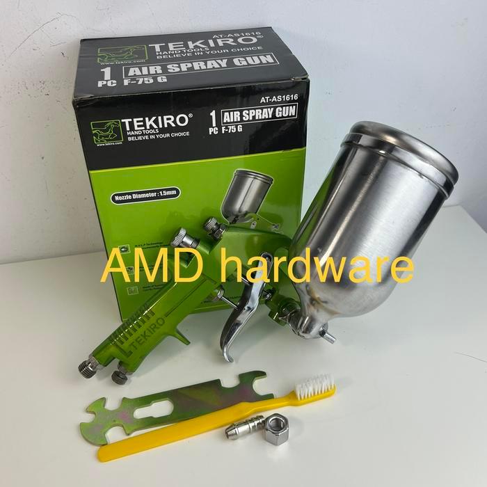 TEKIRO JAPAN SPRAY GUN F75 G TABUNG ATAS SPET SEMPROTAN CAT KOMPRESOR