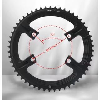 RIRO DOUBEL CHAINRING BCD 110MM 4 BOLT FOR SHIMANO CHAIN RING BCD 110 MM SEPEDA ROADBIKE