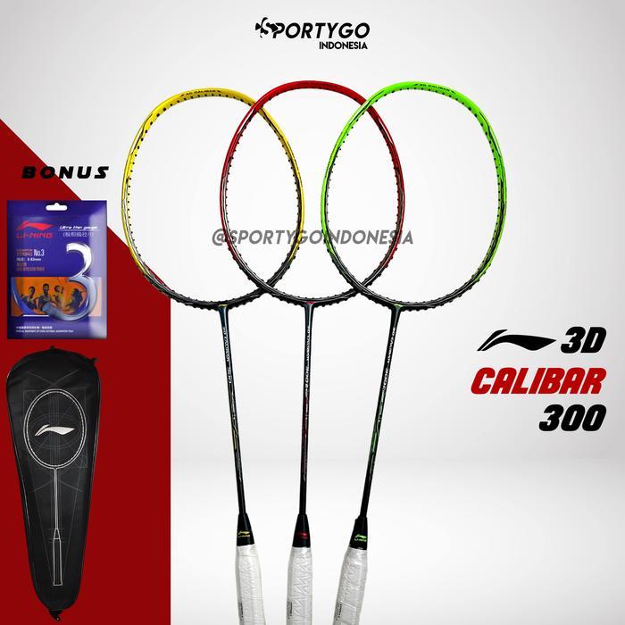 Raket Badminton Li-Ning 3D Calibar 300 Boost Combat Original 300B 30