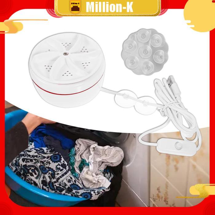 Mesin Cuci Mini Portable Turbine Wash Ultrasonic Alat Cuci Baju