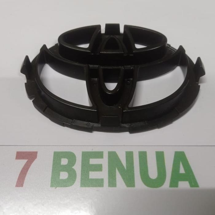 DUDUKAN FRAME LOGO TOYOTA DEPAN GRILL AVANZA XENIA LAMA THN 2004 -2011