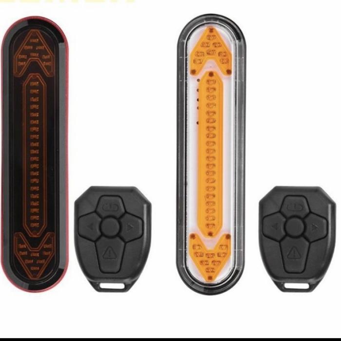 Lampu Sepeda sein kanan kiri Wireless Remote BK600 Taillights rockbros