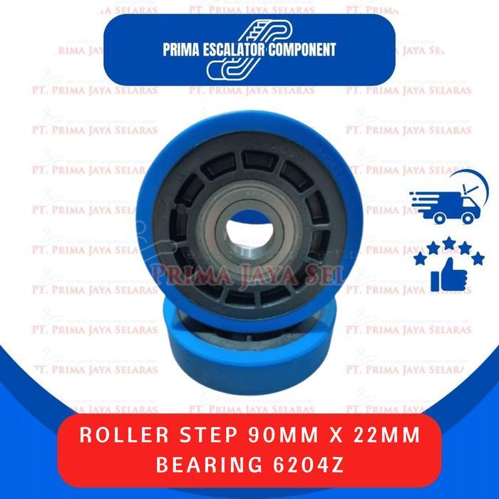 Roller Step Escalator Diameter 90 Mm X 22 Mm Bearing 6204Z