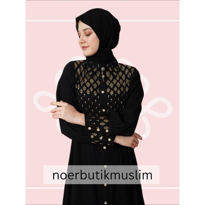 Hikmat Fashion Original A5812 Abaya Hikmat noerbutikmuslim