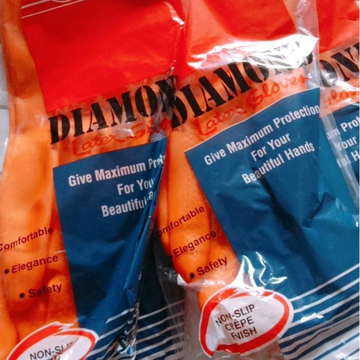 sarung tangan diamond karet latex gloves ecer