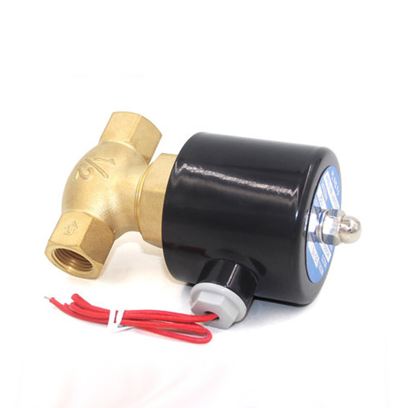 1" DN25 HIGH TEMPERATURE BRASS STEAM SOLENOID VALVE 2 POSITION 2 WAY N/C 24VDC 220VAC PTFE PILOT