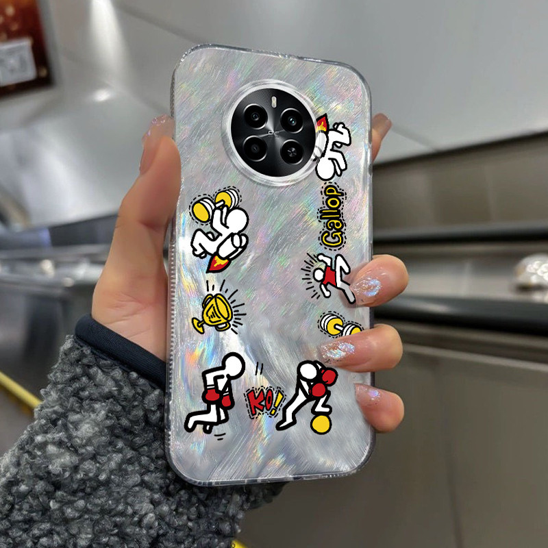 Casing Hp Untuk Realme 13 4G Case Casing HP Softcase ponsel silikon tahan jatuh transparan camlet Ka