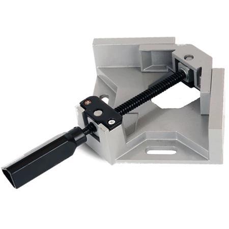 "New" Penjepit Sudut 90 Siku-siku Alat Las Kayu Logam Genggam Penjepit sudut siku-siku dengan