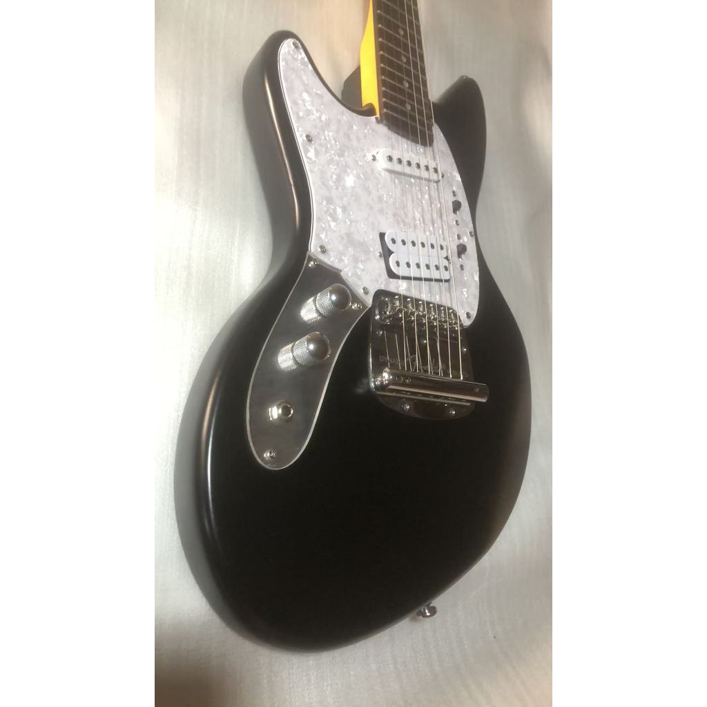 Left Handed Electric Guitar Finish Black Matte