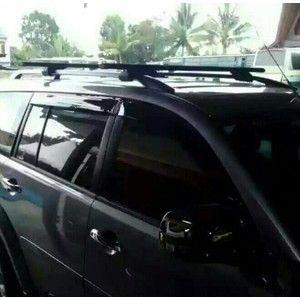 Diskon Crossbar / Sport Rack / Roof Rack Jepit Roof Rail / Rel Rush Terios Brv Fortuner Pajero Car