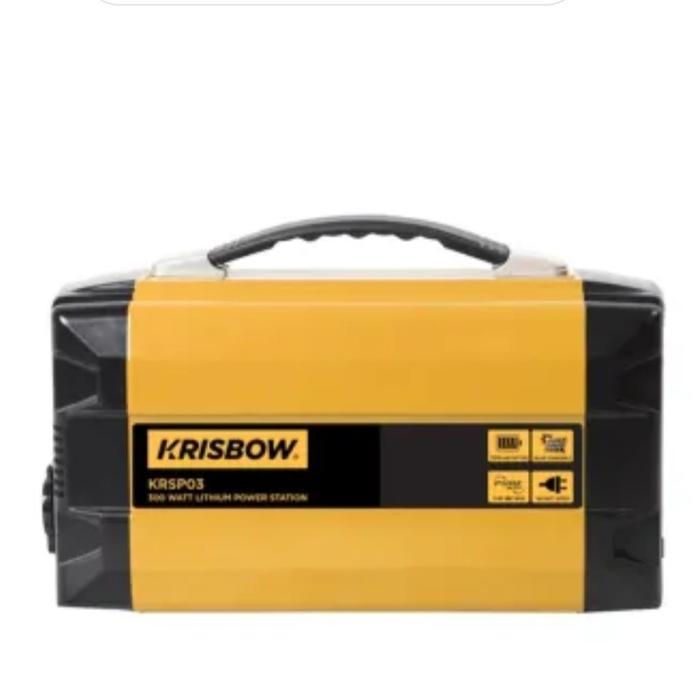 krisbow power station baterai portable 300w genset powerbank krisbow