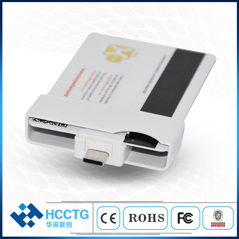 Pocket USB Type-C Contact IC Chip Mobile EMV Smart Card Reader ACR39U-NF