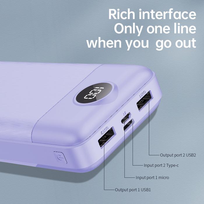 KIVEE Hot sale 20000mAh /10000mAh power bank Super fast charging power bank for iPhone Samsung