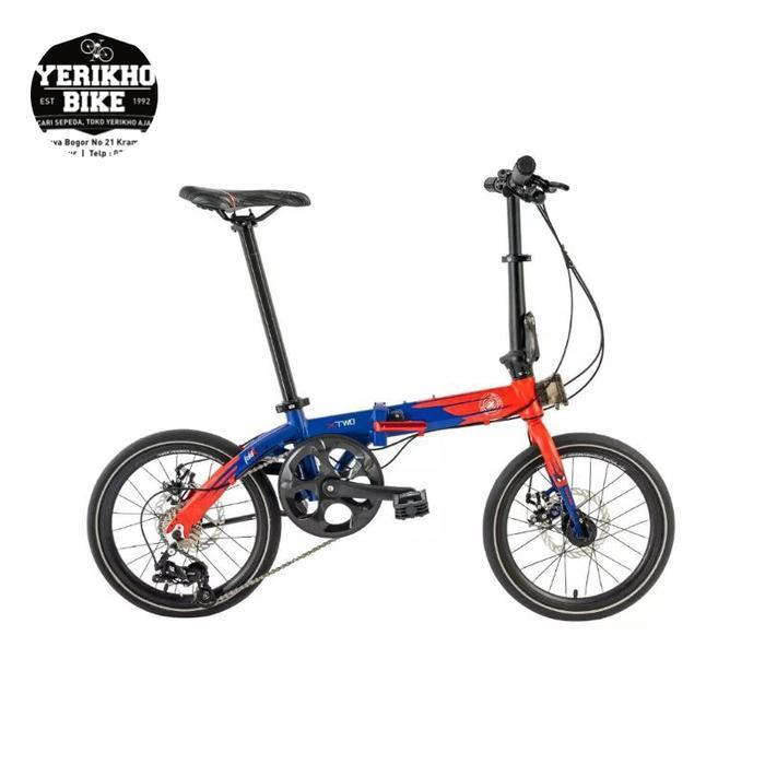 Terbaru Sepeda Lipat Folding Bike 16 Element Camp Fold X2 Spiderman