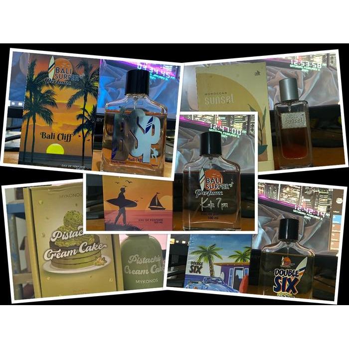 Preloved Parfum Lokal ALT Mykonos & Bali Surfers Perfume BSP