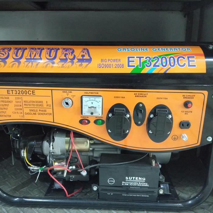 Genset Bensin Sumura ET 3200 CE 2000 Watt Generator Sumura ET3200CE