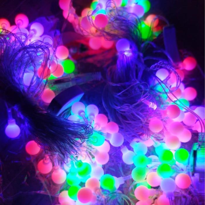 TERBARU PANJANG 10 METER - Lampu Hias Led / Lampu Dekorasi Lampu Bintang Kelap Kelip 10 Meter -