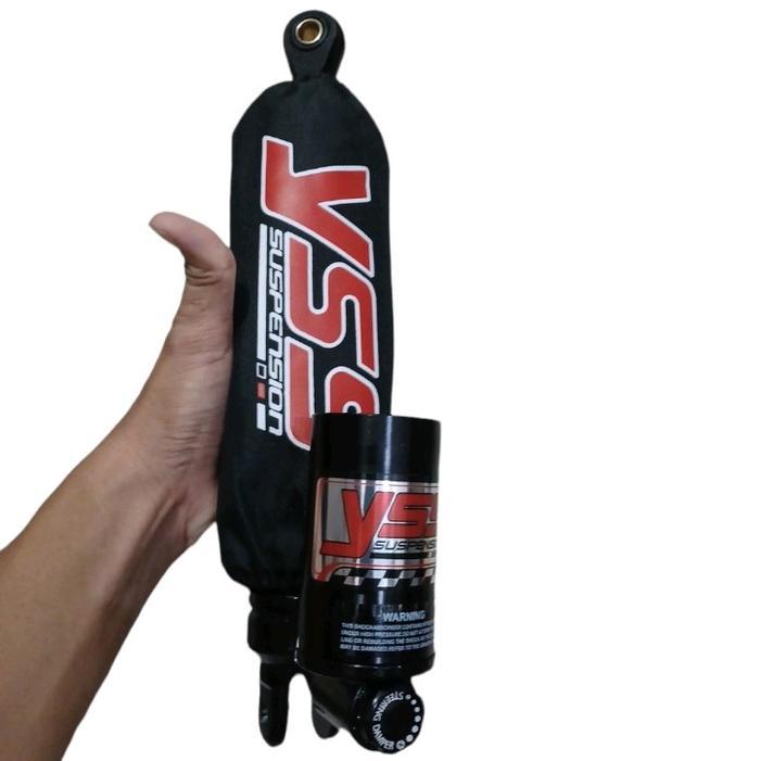 shockbreaker yss full black tabung bawah 330mm 310mm plus sarung tahan air pnp vario mio beat scoopy