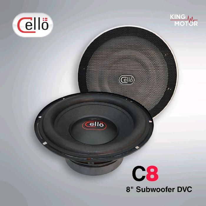 Ready Cello C8 - Subwoofer 8" Inch DVC Double Voice Coil