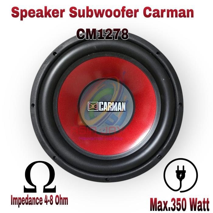 Ready Speaker Subwoofer Carman CM1278 12 Inch / Carman 1278