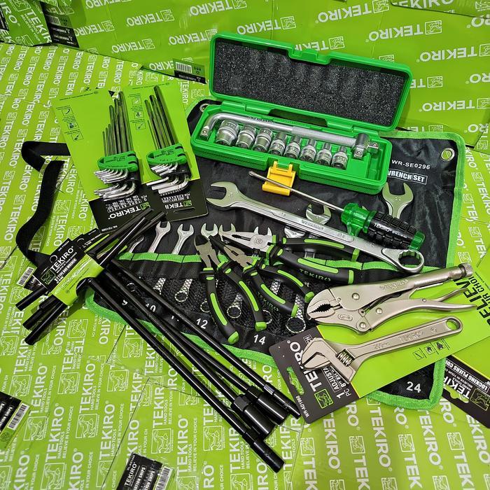 TEKIRO Paket Bengkel Full Set / Alat Kunci Motor Mobil / Perkakas Bengkel / Tools Set - PAKET BENGKE